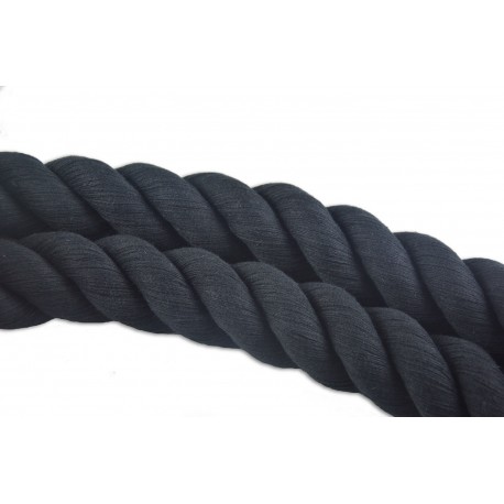 Corda di cotone nera 30mm 3