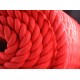 Corda di cotone rossa 30mm